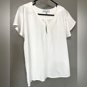 Small Naked Zebra business casual blouse.